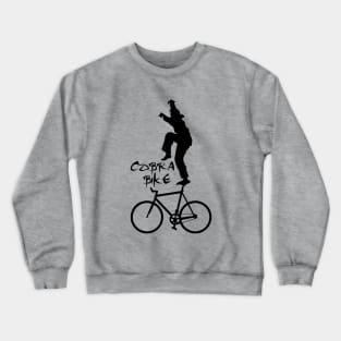 Cobra Bike (Black silhouette version) Crewneck Sweatshirt